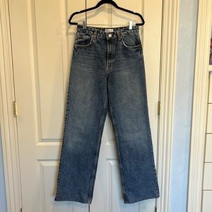 ZARA high-waisted jeans